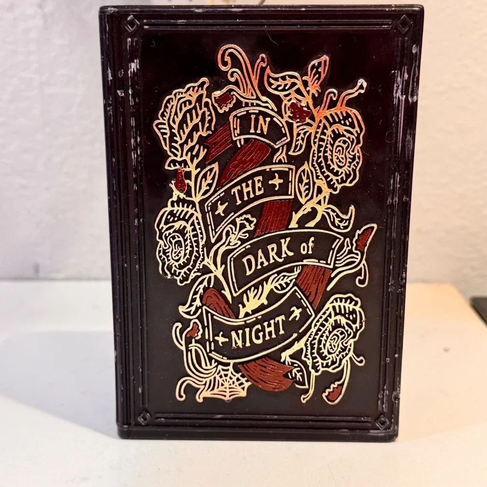 Threshold Book of Spells Candle In The Dark of Night Halloween Gothic Decor